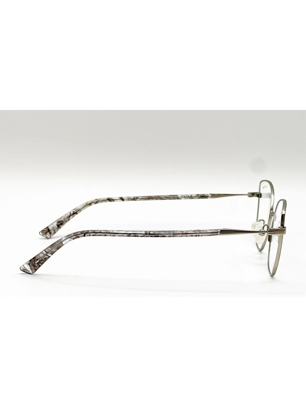 Ogi 4330 102 Black Silver Cat Eye Authentic Eyeglass Frames 52-17-140